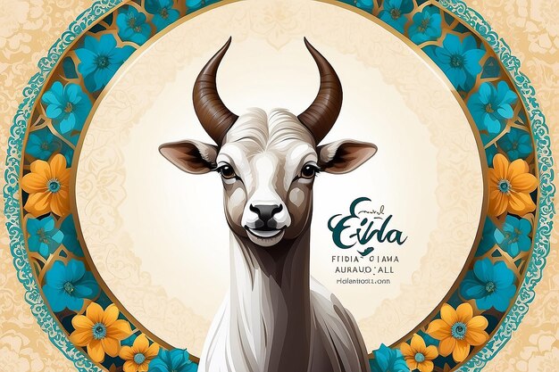 Poster de feliz Eid al-Adha