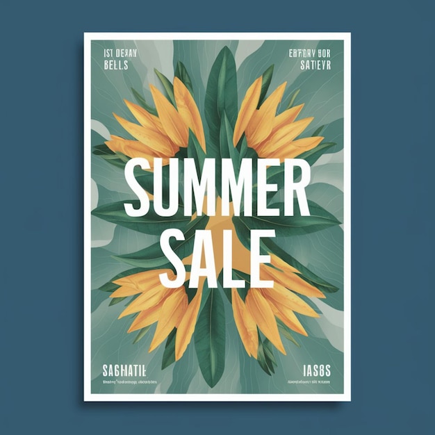 Poster-Design für den Sommerverkauf