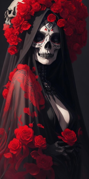 Póster del día de los muertos