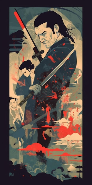 Poster do filme o último samurai.