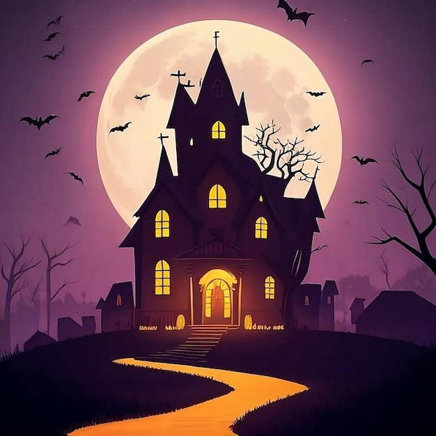 Póster Estilo Halloween