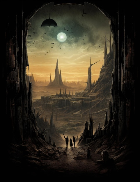 Un póster para el juego Dark Souls.