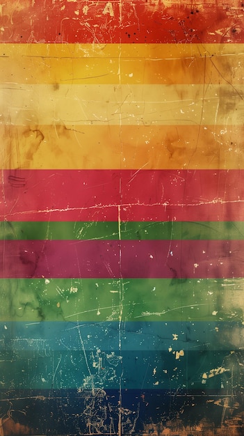 Foto poster de orgullo lgbtq en estilo grunge 13