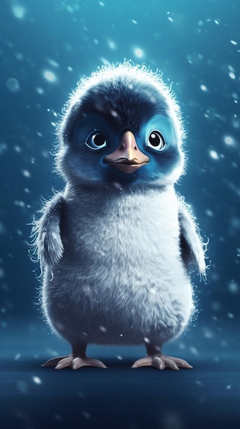 Un poster de la pelicula el pinguino