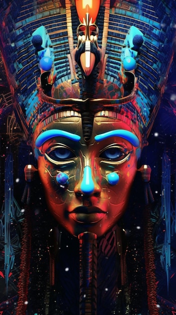 Un poster de la pelicula reina egipcia.