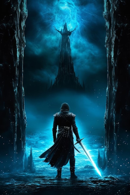 El póster de la película La torre oscura de La espada del brujo