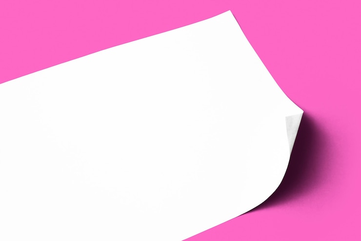 Foto poster png durchsichtiges papier-mockup