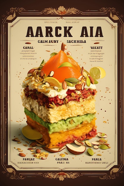 Póster De Postre Gajar Ka Halwa Con Zanahoria Y Pistachos Ora Celebraciones Indias Cocina De Estilo De Vida