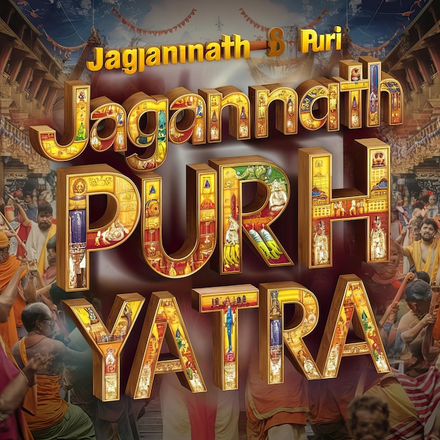 Póster del rath yatra de Jagannath Puri rath yatra Póster del rath yatra de Jagannath Puri Feliz rath yatra
