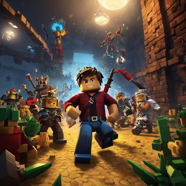 póster del videojuego roblox