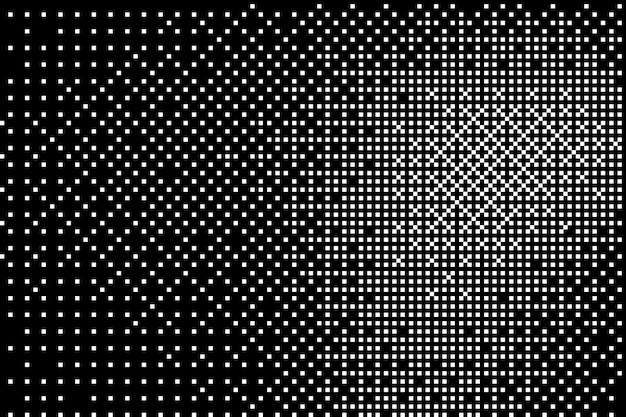 Poster vintage retro con textura de medio tono y grano pixelado