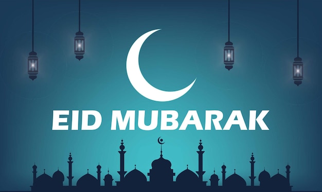 Poster zum Eid Mubarak
