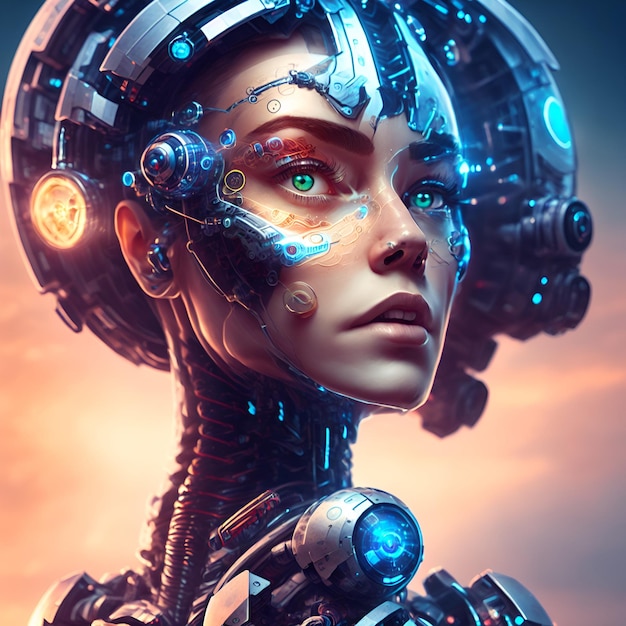 Posthumaner erweiterter Cyborg