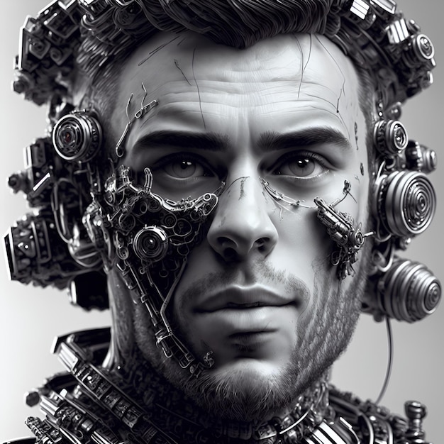 Posthumaner erweiterter Cyborg