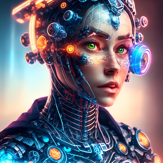 Posthumaner erweiterter Cyborg