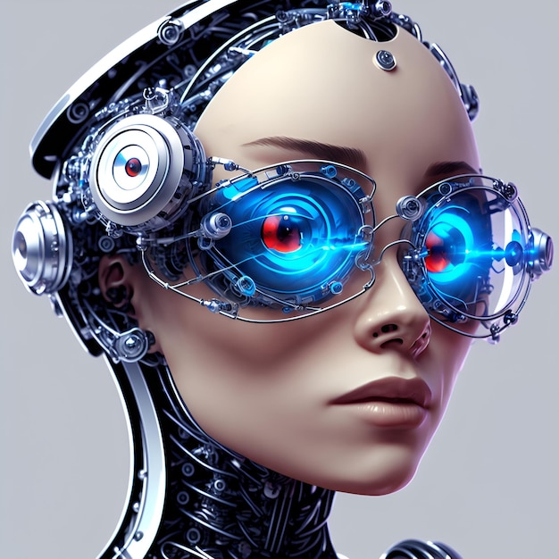 Posthumaner Singularitätsroboter