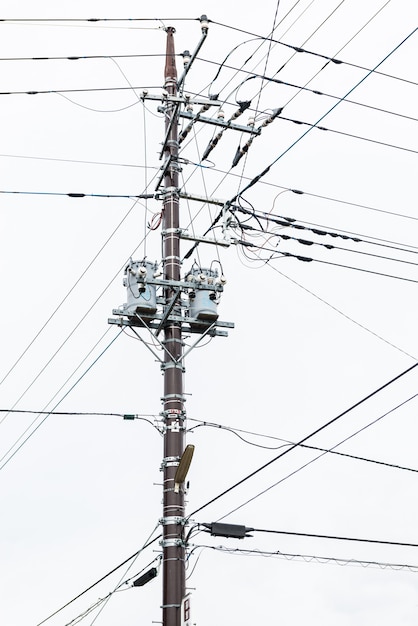 Posto de eletricidade no japão