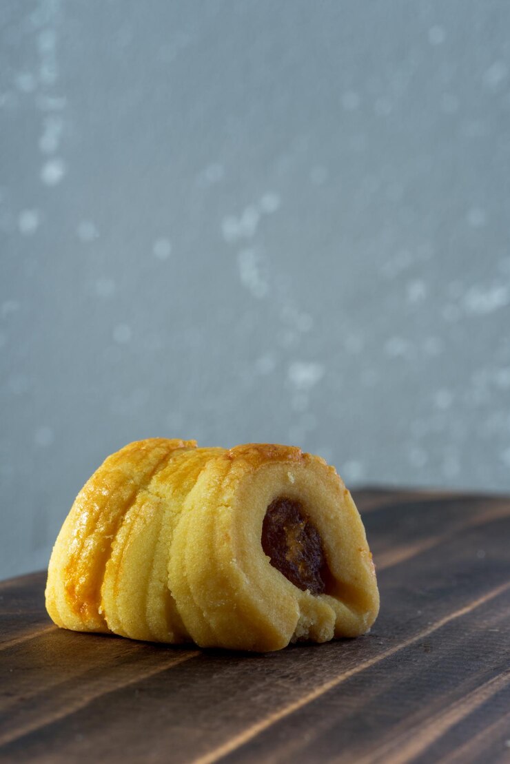 Postre de año nuevo chino Bocadillos Galletas de piña símbolo de prosperidad
