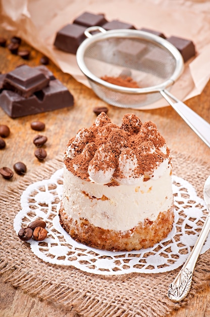 Postre de tiramisú