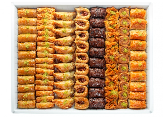 Postre turco de baklava