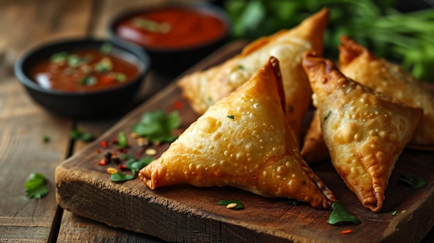 Potato Samosa oder Aloo Samosa ist ein indischer Snack