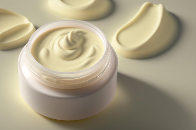 Pote de creme creme facial que previne o ressecamento Previne o aparecimento de sinais de envelhecimento Equilibra o brilho e a oleosidade da pele Diminui o risco de ter inflamações cuidados com a pele