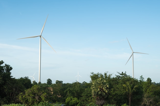 Potencia de la turbina de viento