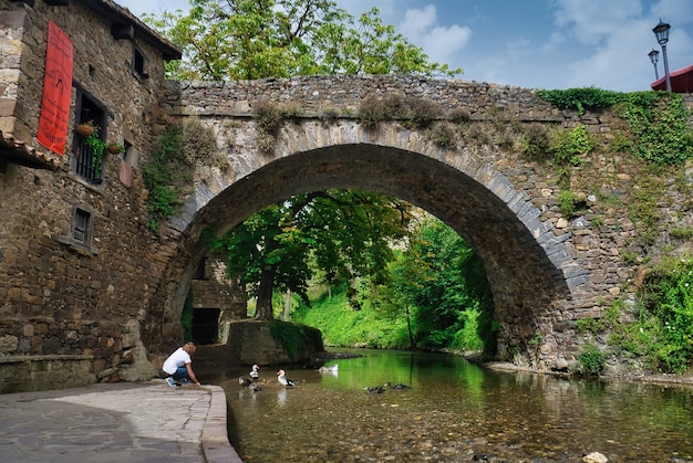 Potes Stadt in Spanien