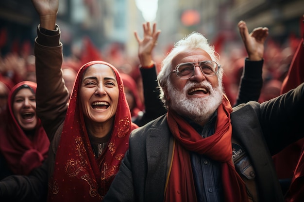 Povo turco celebra o Dia da República