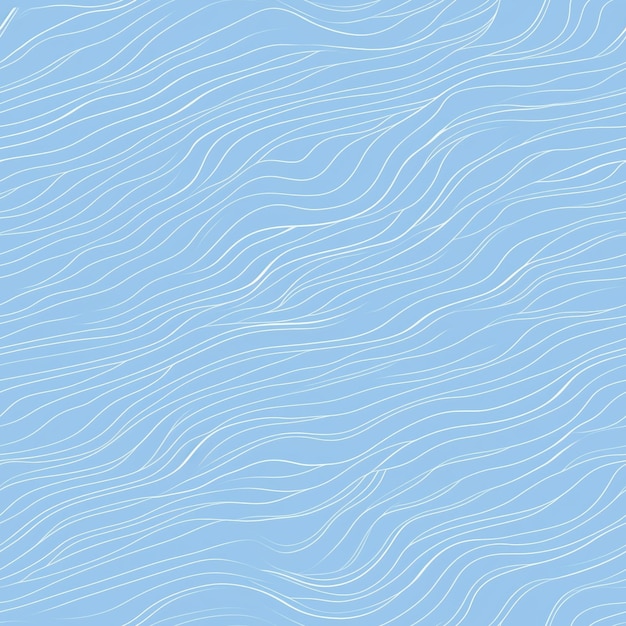 Powder Blue Waves fundo de padrão sem costura com ondas suaves em um azul pó suave Este design pastel versátil é perfeito para telhas de tecido de papel de parede ou papel de embrulho