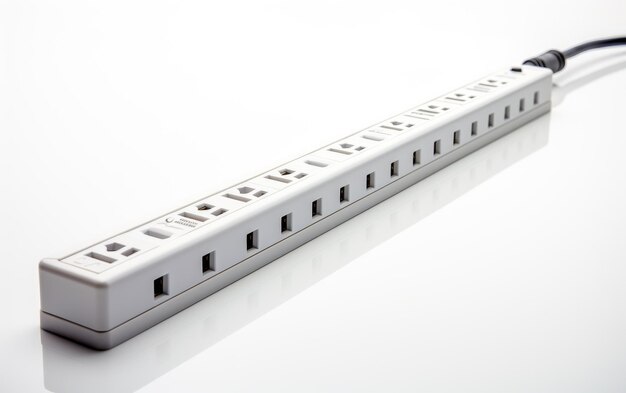 Power-Strip-Stil auf weißem Hintergrund