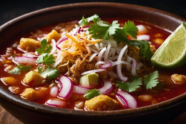 Pozole aus der Nähe