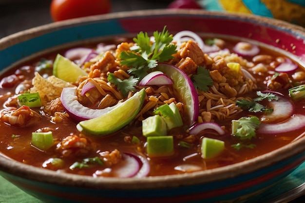 Pozole calor de la noche y Fole