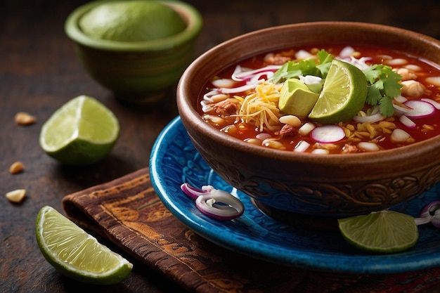 Pozole de perto E saboroso