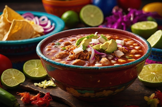 Pozole Fiesta Festivo e saboroso