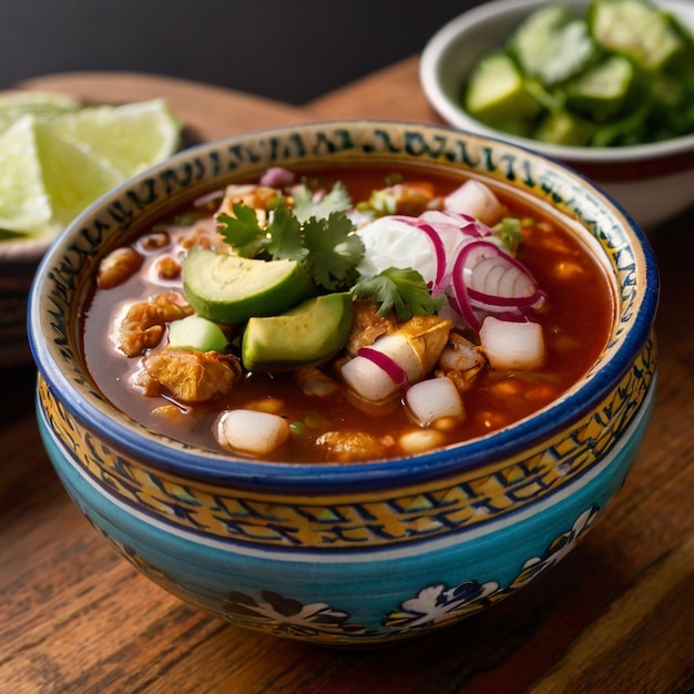 Pozole imagem de comida mexicana