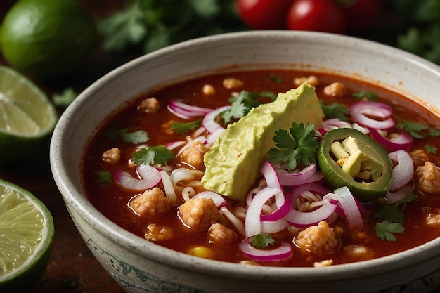 Pozole Plating Culinary Ex