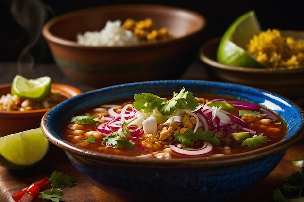 Pozole Plating Culinary Ex