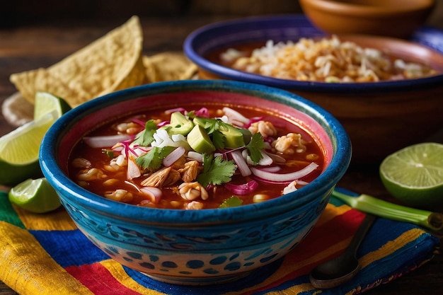 Pozole-Zubereitung Trad