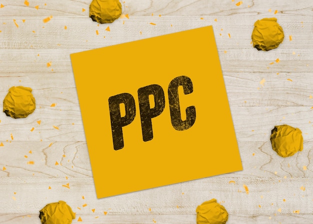 PPC-Pay-per-Click-Internet-Marketing und Linkbuilding-Abstraktion