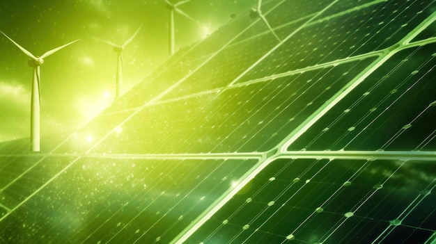 Foto pr_realistic_photo_renewable_energy_banner_background