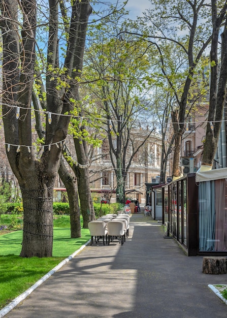 Praça da cidade Palais Royal em Odessa Ucrânia