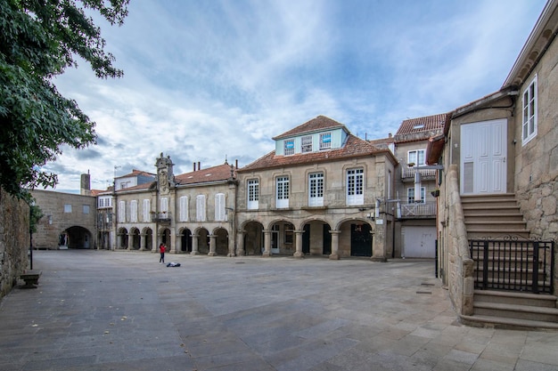 Praça da Pedreira no centro histórico da cidade de Pontevedra