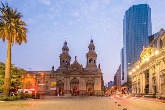 Praça das Armas em Santiago