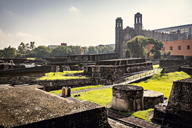 Praça das Três Culturas Plaza de las Tres Culturas na Cidade do México, México