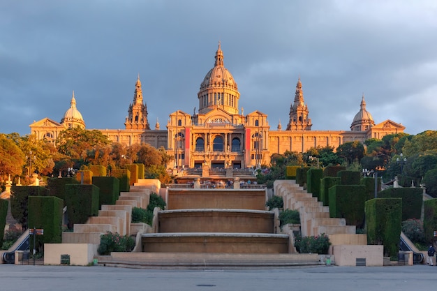 Praça de espanha ou placa de espanya, barcelona, espanha