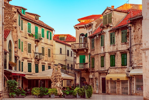 Praça de frutas em Split Croácia