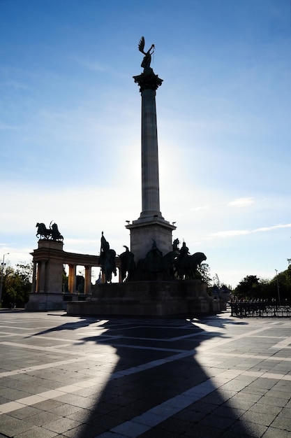 Praça dos Heróis em Budapeste