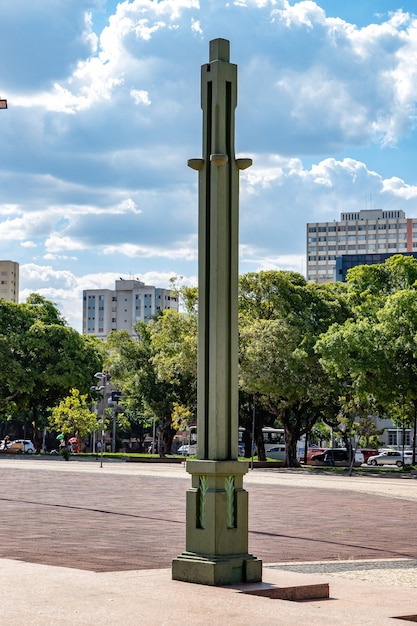 Praça Dr. Pedro Ludovico Teixeira na cidade de Goiânia