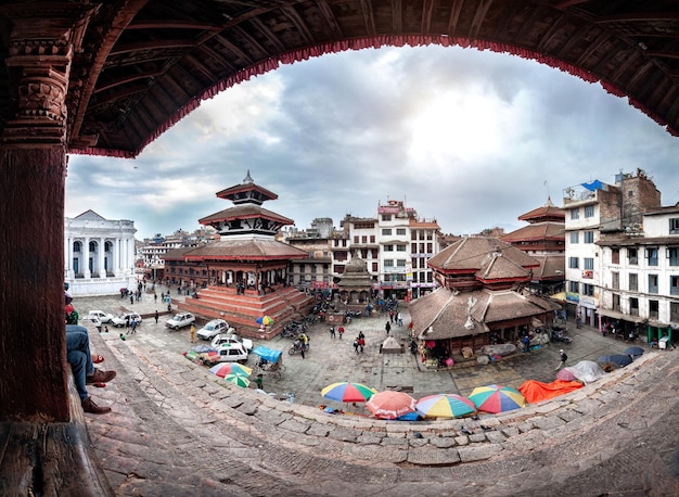 Praça Durbar em Katmandu